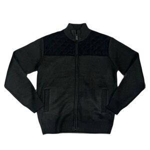 Scott James Full Zip Quilted Upper Sweater
